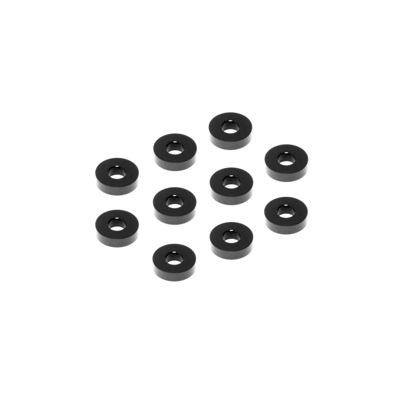 ALU SHIM 3x7.5x2.0MM - BLACK (10) - XRAY ALU SHIM 3x7.5x2.0MM - BLACK (10) - XRAY