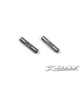 ECS DRIVE SHAFT PIN 2 x 9 WITH FLAT SPOT (2) - 305394 - XRAY