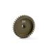 NARROW ALU PINION GEAR - HARD COATED 34T / 48 - 305934 - XRAY