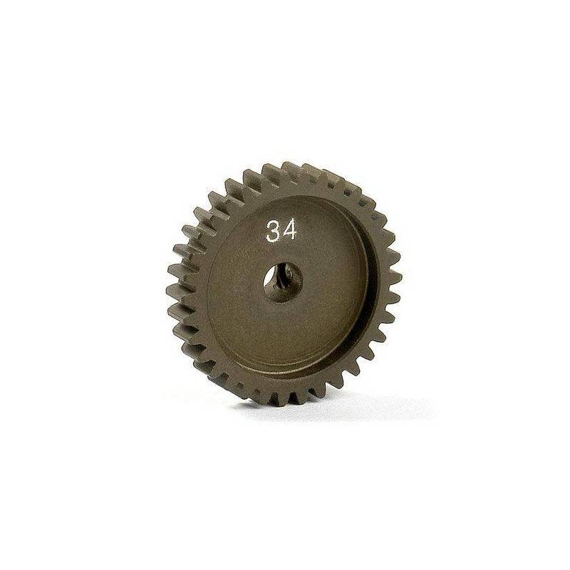 NARROW ALU PINION GEAR - HARD COATED 34T / 48 - XRAY NARROW ALU PINION GEAR - HARD COATED 34T / 48 - XRAY