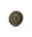 NARROW ALU PINION GEAR - HARD COATED 34T / 48 - 305934 - XRAY