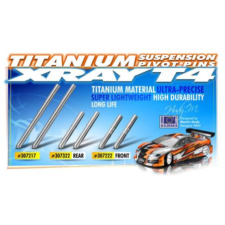 TITAN SUSPENSION PIVOT PIN (2) - 307217 - XRAY