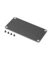 GRAPHITE PLATE FOR ELECTRONICS 1-PIECE CHASSIS - SET - XRAY - 326149