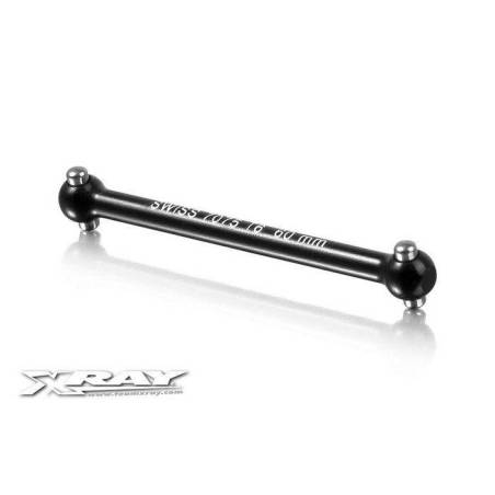 ALU REAR DRIVE SHAFT 60MM - ALU 7075 T6 - XRAY