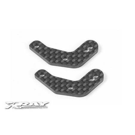 GRAPHITE EXTENSION FOR STEERING BLOCK (2) - 342290 - XRAY
