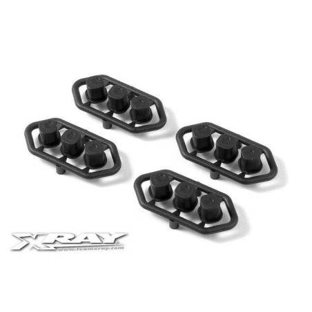 COMPOSITE REAR LOWER SUSP. ECCENTRIC BUSHING (4) - 342317 - XRAY
