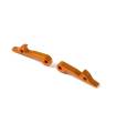 ALU REAR WHEEL LOCK - SWISS 7075 T6 - ORANGE (2) - 345360-O - XRAY