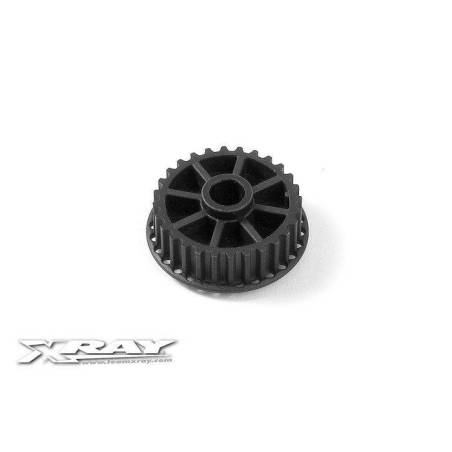 COMPOSITE SIDE BELT PULLEY 28T - FRONT - XRAY