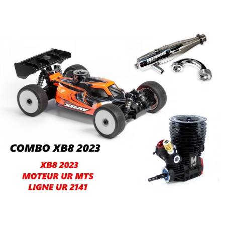 Kit Xray XB8'23 + Engine UR MTS + Pipe Efra 2141 - XRAY - 350018-C3