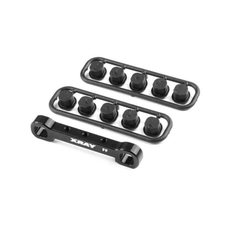 GT'23 ALU FRONT LOWER SUSP. HOLDER - FRONT - XRAY