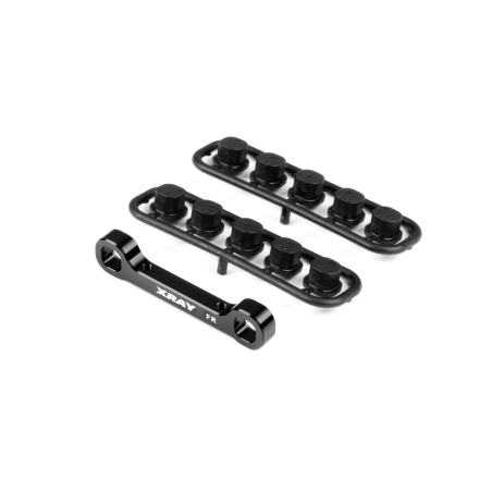GT'22 ALU FRONT LOWER SUSP. HOLDER - REAR - XRAY - 352326