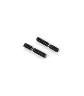 ADJ. TURNBUCKLE M5 L/R 28 MM - HUDY SPRING STEEL (2) - 352623 - XRAY