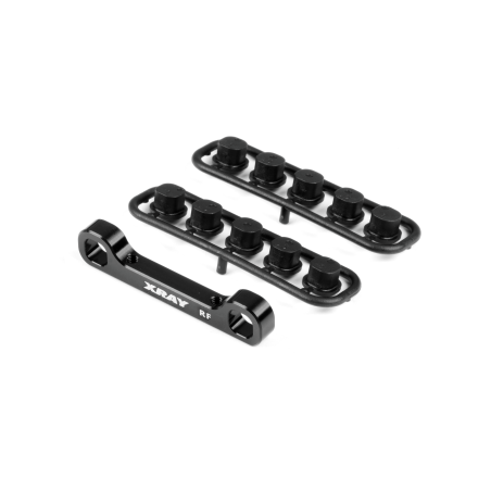GT'22 ALU REAR LOWER SUSP. HOLDER - FRONT - XRAY
