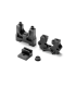 CENTER DIFF MOUNTING PLATE SET - HIGHER - GRAPHITE - XRAY - 354011-G