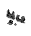 CENTER DIFF MOUNTING PLATE SET - HIGHER - GRAPHITE - XRAY - 354011-G