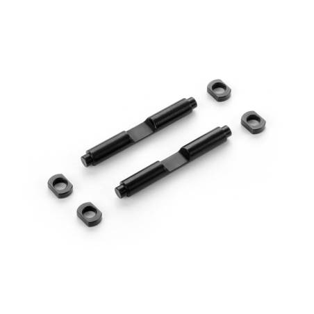EXTREME HEAT RESISTANT F/R ALU DIFF PIN WITH INSERTS (2+4) - XRAY