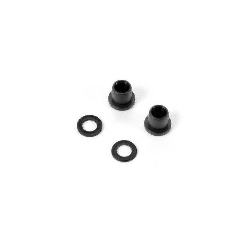 COMPOSITE SHOCK BUSHING & SHIM - V2 (2+2) - XRAY COMPOSITE SHOCK BUSHING & SHIM - V2 (2+2) - XRAY