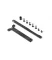 GRAPHITE CHASSIS BRACE UPPER DECK - SADDLE PACK (2) - 361169 - XRAY