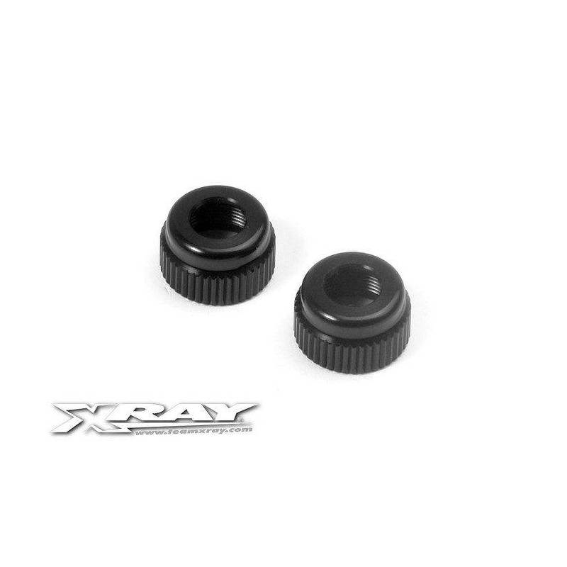 ALU LOWER SHOCK BODY CAP (2) - 368140 - XRAY ALU LOWER SHOCK BODY CAP (2) - 368140 - XRAY