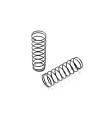 REAR BIG BORE CONICAL SPRING-SET L57.5MM - 2 DOTS (2) - XRAY - 368482