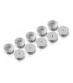 XB4 Jantes AV 12mm blanches - IFMAR - HARD (10)