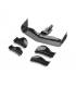 X1 COMPOSITE ADJUSTABLE FRONT WING - BLACK - FLAT - XRAY - 371204-K