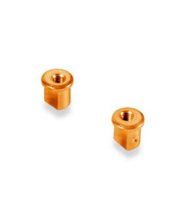 ALU ECCENTRIC BUSHING 0.5MM - ORANGE (2) - XRAY