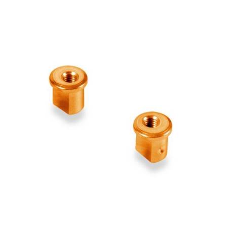 ALU ECCENTRIC BUSHING 0.5MM - ORANGE (2) - 372317-O - XRAY