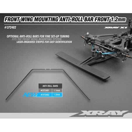 ANTI-ROLL BAR - FRONT 1.2 MM - XRAY - 372482