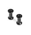 ALU REAR BRACE MOUNT 12MM - BLACK (2) - XRAY - 373077