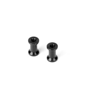 ALU REAR BRACE MOUNT 10.5MM - BLACK (2) - XRAY - 373075