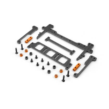 X1 FULLY INDEPENDENT REAR WING MOUNT SET - XRAY