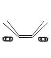 ANTI-ROLL BAR FRONT & REAR 1.2 MM - 382412 - XRAY