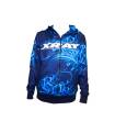 XRAY SWEATER HOODED - HD GRAPHICS - BLUE (L) - XRAY - 395602L