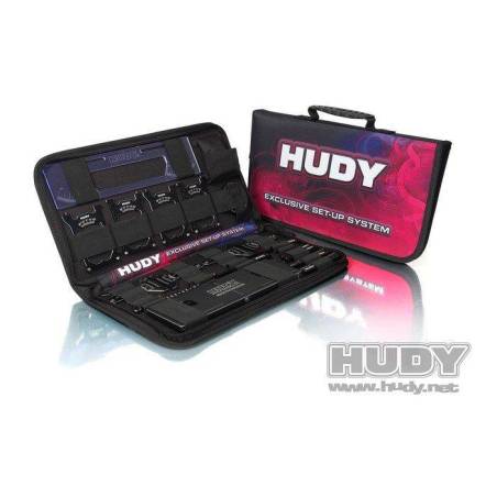 SET OF SET-UP TOOLS + CARRYING BAG - FOR 1/10 TOURING CARS - HUDY