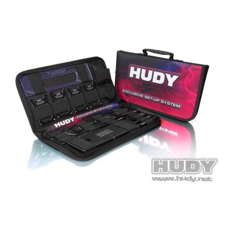 SET OF SET-UP TOOLS + CARRYING BAG - FOR 1/10 TOURING CARS - HUDY