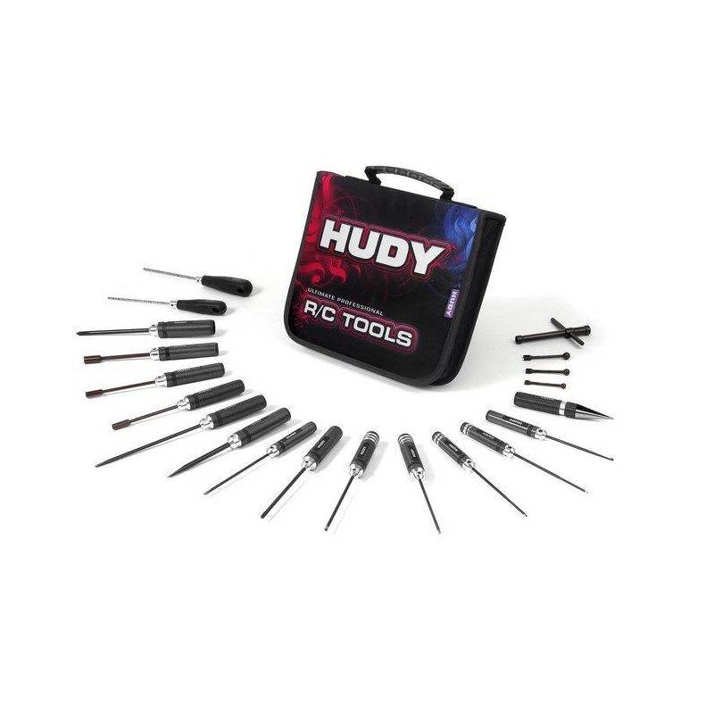 SET OF TOOLS + CARRYING BAG - FOR ALL CARS - 190004 - HUDY SET OF TOOLS + CARRYING BAG - FOR ALL CARS - 190004 - HUDY