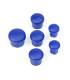 PLASTIC CAP FOR HANDLE ( SET - 3+2+1) BLUE - 195030 - HUDY