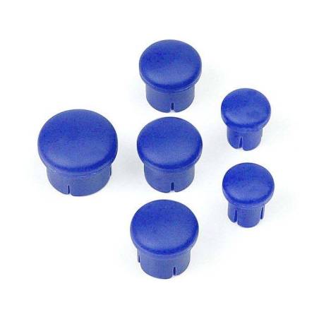 PLASTIC CAP FOR HANDLE ( SET -  3+2+1) BLUE - HUDY