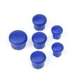 PLASTIC CAP FOR HANDLE ( SET - 3+2+1) BLUE - 195030 - HUDY