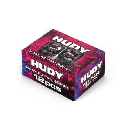 HUDY BRUSHLESS RC FAN 30MM - SET OF 12PCS - HUDY
