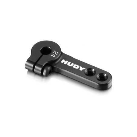 ALU CLAMP SERVO HORN - HITEC - 2-HOLE M3 - 24T - HUDY
