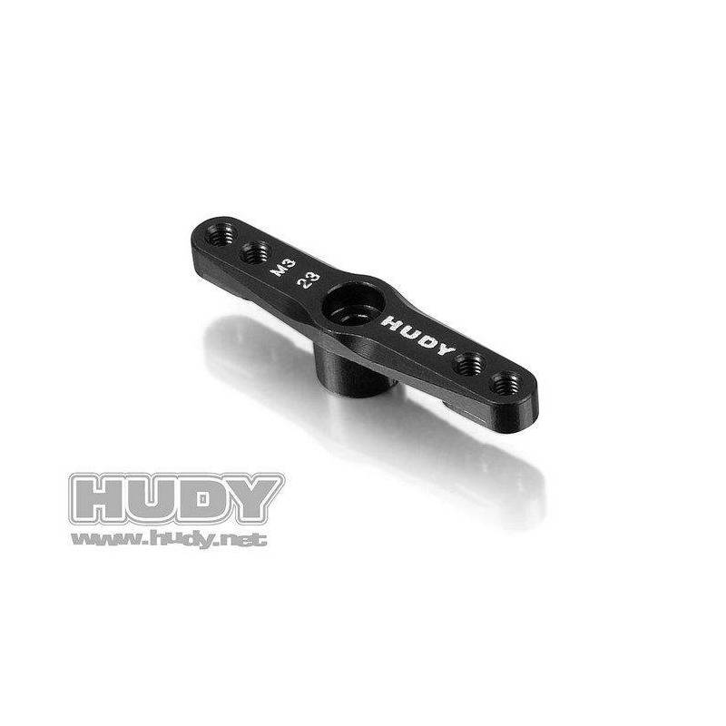 ALU THROTTLE SERVO HORN - KO PROPO, SANWA - 2-HOLE M3 - 23T - 293507 ALU THROTTLE SERVO HORN - KO PROPO, SANWA - 2-HOLE M3 - 23T - 293507