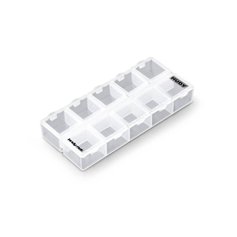 HUDY TINY HARDWARE BOX - 8-COMPARTMENTS - HUDY HUDY TINY HARDWARE BOX - 8-COMPARTMENTS - HUDY