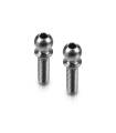 Rotule titane fileté D4.9mm L10mm - 2mm Hex (2) - HUDY - 990010