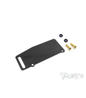 Graphite Fuel Tank Guard V2 ( For Mugen MBX8/R ) - TW-TO-255-MBX8-V