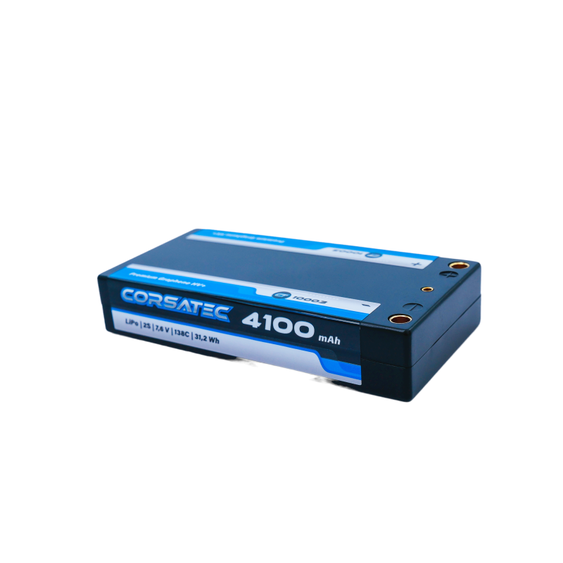Graphene HV+ Lipo 2s shorty 4100mah 138C - CORSATEC - CT10003 Graphene HV+ Lipo 2s shorty 4100mah 138C - CORSATEC - CT10003