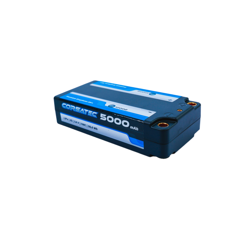 Graphene HV+ Lipo 2s shorty 5000mah 138C - CORSATEC - CT10002 Graphene HV+ Lipo 2s shorty 5000mah 138C - CORSATEC - CT10002