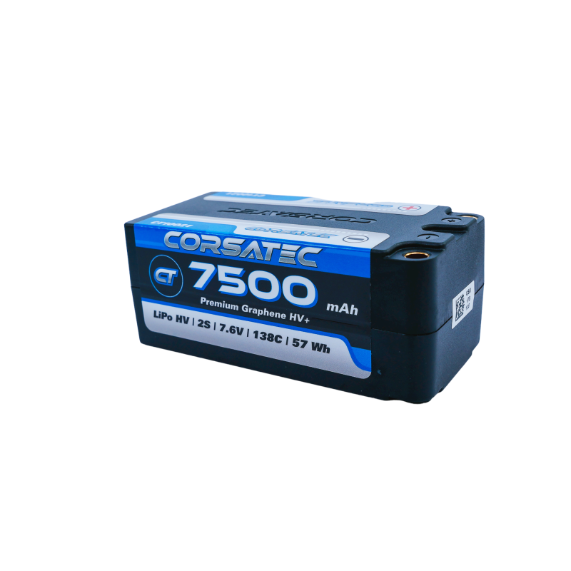 Graphene HV+ Lipo 2s Big shorty 7500mah 138C - CORSATEC - CT10021 Graphene HV+ Lipo 2s Big shorty 7500mah 138C - CORSATEC - CT10021