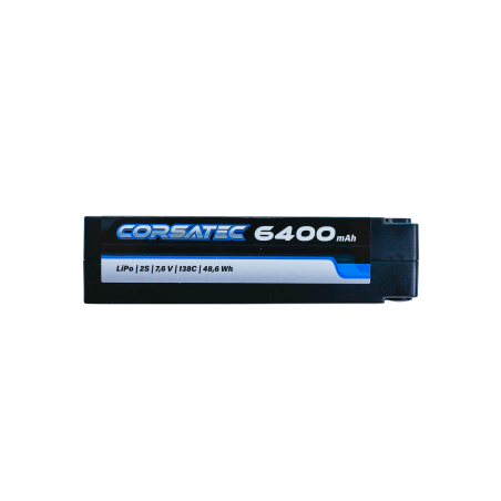 BATERÍA GRAFENO HV+ LIPO 2S SHORTY 6400 MAH 138C - CT10001
